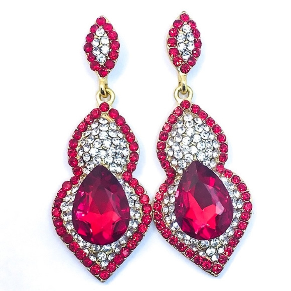 Rhinestone Crystal Drops e2 - Picture 2 of 5